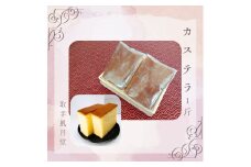 自家製かすてら 8切（4切×2ヶ）取手和菓子風月堂 │ カステラ お菓子 スイーツ 冷凍 茨城県 取手市（AL001）