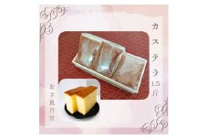 自家製かすてら 12切（4切×3ヶ）取手和菓子風月堂 │ カステラ お菓子 スイーツ 冷凍 茨城県 取手市（AL002）