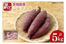 【2025年11月より順次発送】【数量限定】訳アリ 茨城県産シルクスイート 約5kg｜さつまいも 芋 サツマイモ シルクスイート 訳あり わけあり 先行予約 茨城県 取手市（AS009）