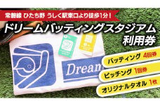 バッティング 4回券・ ピッチング 1回券 野球 バッティングセンター 体験 練習 チケット 運動 施設利用券 茨城県 牛久市