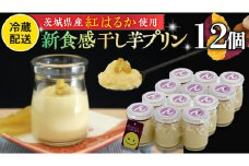 特製 こだわりぬいた 干し芋 プリン （ 12個 セット ） 冷蔵 洋菓子 贅沢 スイーツ デザート 紅はるか 芋 ほしいも なめらか ムース 子ども おやつ