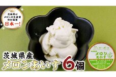 茨城県産メロンあいす 6個 アイス デザート めろん 贈り物 カップ 冷凍