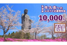 【 返礼品なし 】 茨城県 牛久市 ふるさと応援寄附金 ( 10,000円 )