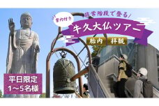 《 案内付き 》 非常階段で登る 牛久大仏 胎内 拝観 ツアー ※ 平日限定 ※ （ 5名様まで ） 貸切 体験 参加券 体験チケット 観光