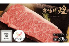 《日付指定可能》《 お中元熨斗付き 》【 常陸牛 】 煌 サーロイン ステーキ 300g （ １枚 ）( 化粧箱入り )  ( 茨城県共通返礼品 ) 国産 きらめき 霜降 小ザシ お肉 肉 A5ランク ブランド牛 牛肉 ひたち牛 ブランド和牛 ステーキ用 贈答用 ギフト 夏ギフト お中元
