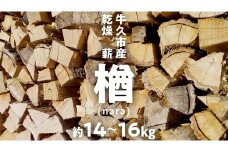 牛久市産 乾燥 薪 楢 ( なら ) 約14kg～16kg 天然木 マキ 乾燥薪 広葉樹 キャンプ アウトドア 焚火 焚き火 薪ストーブ 暖炉 たき火 野外 屋外 バーベキュー薪 ピザ窯の薪 グリル焼