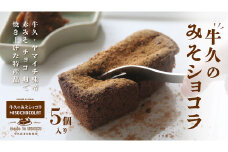 牛久の みそショコラ ( 55g x 5個 ) 洋菓子 ケーキ 焼き菓子 お菓子 味噌 スイーツ チョコレートケーキ チョコケーキ チョコレート