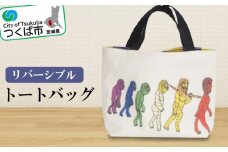 リバーシブルトートバッグ【 トートバッグ リバーシブル ファッション 通勤 通学 バッグ 便利 鞄 かばん B5サイズ 手織り 生地 茨城県 つくば市 】