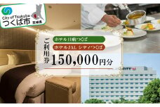 ホテル日航つくば ・ ホテルJALシティつくば ご利用券 150,000円分 【 チケット ステイ 宿泊 ホテル 駅前 旅行 つくば駅 宿泊補助券 宿泊利用券 宿泊チケット 宿泊券 体験型 】