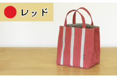 須田帆布 ごきげん・トートＳ（ レッド×カーキ ）【 茨城県 つくば市 トートバッグ バッグ カバン 鞄 ファッション シンプル レディース メンズ プレゼント ギフト 帆布 国産 日本製 通勤 通学 旅行 】