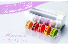 パティスリーアルビ　マカロン詰め合わせ(5個入り)【 マカロン 詰め合わせ 冷凍 焼き菓子 洋菓子 9000 茨城県 つくば市 】