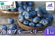 茨城県つくば市産 冷凍ブルーベリー　1kg【ブルーベリー 国産 ベリー スイーツ トッピング 栄養 ジャム 果実 果物 パンケーキ】