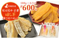 ＜工場直送＞茨城県産 ほし芋食べ比べセット100g×6袋(600g)【1380200】
