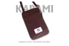 ラフテール＜karami 空身＞スマートフォンショルダー　栗色(ダークブラウン)　　CW-KM-DB【1525253】