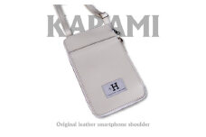 ラフテール＜karami 空身＞スマートフォンショルダー　月白(ホワイト)　　CW-KM-WH【1525257】