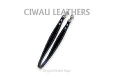 ラフテール＜ウォレットロープ　平ロープ47cm＞ブラック　　CW-AC-WR-HIRA-BK-47【1578904】
