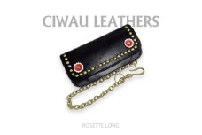 ラフテール＜ロゼット　ロングウォレット＞BK　　CW-RT-BK-L【1584888】