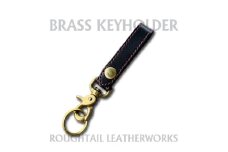 ラフテール＜真鍮キーホルダー＞ブラック×レッド　AC-KH-BR-BKRD【1639856】