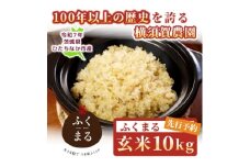 ＜先行予約・9月以降順次発送＞令和7年　ひたちなか市産　ふくまる(玄米)10kg×1袋【1641941】