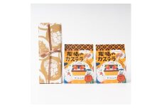 ＜職人が手焼き・地元で人気の阪場のカステラ＞1号&食べきりサイズ2個セット 〈夏季用〉【1651079】