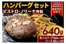 令和５年度　東京食肉市場豚枝肉共励会　最優秀賞受賞肉　ビストロ・ノリーナ特製 ハンバーグセット 生ハンバーグ＆特製ソース （KBD-51）
