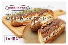 鹿嶋産焼きいもを使用した焼きいもパイエクレア【焼き芋 やきいも さつまいも 芋 お菓子 おやつ デザート スイーツ パイ エクレア 和菓子 和スイーツ 洋菓子 鹿嶋市 茨城県】（KBK-42）