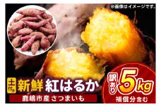 【先行予約】【2025年10月以降発送】【訳あり】 紅はるか さつまいも 計 約5kg (4kg+約25%補償分) 新鮮 土付き【サツマイモ 紅はるか 茨城県 鹿嶋市 10000円以下】（KAM-25）