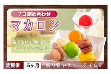 【５ヶ月定期便】マカロン7種詰め合わせ【菓子 洋菓子 デザート ギフト スイーツ 贈り物 詰め合わせ 定期便 鹿嶋市 茨城県】 (KCX-27)