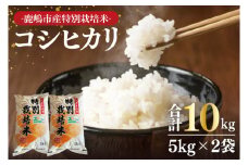 【令和7年産】鹿嶋市の子どもたちが食べている特別栽培米コシヒカリ10kg（5kg×2袋）【お米 米 こしひかり 特別栽培 有機肥料 有機栽培 鹿嶋市 茨城県 白米 新米 おにぎり ごはん 30000円以内 3万円以内】(KBS-7）