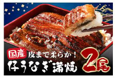 超特大!やわらか 国内産うなぎ蒲焼 220～250g 2尾 計440g以上 肉厚ジューシー ふっくら柔らか ブランド鰻使用 秘伝のタレ・山椒付き 湯煎で簡単調理 うな丼 うな重 贈答用 ギフト 冷蔵配送 茨城県 潮来市 (A23-004)