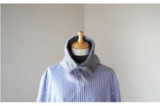 Made in Japan カシミヤティペット（グレー） RF255-NT【ファッション小物・ファッション・カシミヤティペット・カシミヤ】