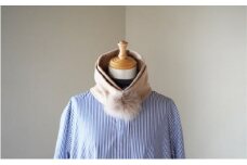Made in Japan カシミヤティペット（ベージュ） RF256-NT【ファッション小物・ファッション・カシミヤティペット・カシミヤ】