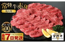 【常陸牛】焼肉用(赤身) 500g