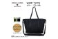 W ZIP トートバッグ ブラック BR005 BK