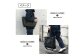 W ZIP トートバッグ ブラック BR005 BK