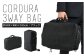 TR CORDURA 3WAYバッグ(MAMORIO付き) ブラック SW-TR002 BK