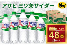 三ツ矢サイダー 500ml × 2ケース (48本)