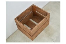 【ブラウン】木箱 ベジタブルボックス Sサイズ 【収納ボックス 木製 おしゃれ 雑貨 日用品 インテリア 茨城県守谷市】