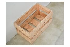 【ナチュラル】木箱 ベジタブルボックス Lサイズ 【収納ボックス 木製 おしゃれ 雑貨 日用品 インテリア 茨城県守谷市】