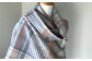 Made in Japan カシミヤ100% 大判リバーシブルショール ベージュ RF504