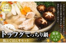 トラフグ てっちり 鍋 錦ふぐ ぽんす セット とらふぐ 切り身 260g×2パック 【茨城県共通返礼品　河内町】
