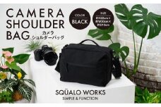 カメラ ショルダーバッグ ブラック SW-CR001-BK 黒色 バッグ 鞄 かばん 収納 充実  送料無料