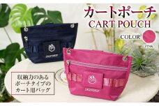 【ピンク】カートポーチ ピンク ZD02-C003-PK 桃色 バッグ ゴルフ 普段使い
