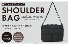 NY ショルダーバッグ ブラック SW-NY003-BK | 黒色 バッグ 鞄 かばん 収納 充実  送料無料