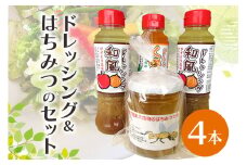 ドレッシングとはちみつのセット 和風 人参 蜂蜜 ハチミツ 名物 茨城県 ho0852
