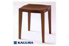 家具蔵 KAGURA スツール ゼン サペリ材 インテリア 天然木 手作業 天然木 高級木材 無添加 安全 ジャパニーズモダン 高級家具 熟練 無着色 おしゃれ 天然木無垢材 コンパクト シンプル  【（株）アイダ】 【ho0930】