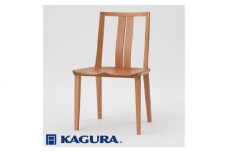 家具蔵 KAGURA チェア レン チェリー材 家具 椅子 イス 木材 無垢材 職人 手作業 天然木 高級木材 無添加 安全 ジャパニーズモダン 高級家具 熟練 無着色 おしゃれ 天然木無垢材 温もり シンプル 洗練 【（株）アイダ】【ho0945】