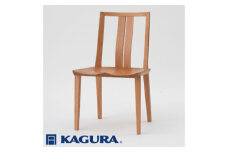 家具蔵 KAGURA チェア レン チェリー材 家具 椅子 イス 木材 無垢材 職人 手作業 天然木 高級木材 無添加 安全 ジャパニーズモダン 高級家具 熟練 無着色 おしゃれ 天然木無垢材 温もり シンプル 洗練 【（株）アイダ】【ho0945】