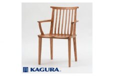 家具蔵 KAGURA アームチェア ZEN チェリー材 家具 椅子 イス 木材 無垢材 職人 手作業 天然木 高級木材 無添加 安全 ジャパニーズモダン 高級家具 熟練 無着色 おしゃれ 天然木無垢材 温もり シンプル 洗練 ho0948