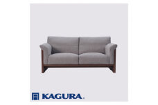家具蔵 KAGURA 3Pソファ フレスコ ウォールナット材 家具 ソファー 3人掛け sofa リビングソファー 木材 無垢材 職人 手作業 天然木 高級木材 無添加 安全 ジャパニーズモダン 高級家具 熟練 無着色 おしゃれ 天然木無垢材 温もり シンプル 洗練 ho0951